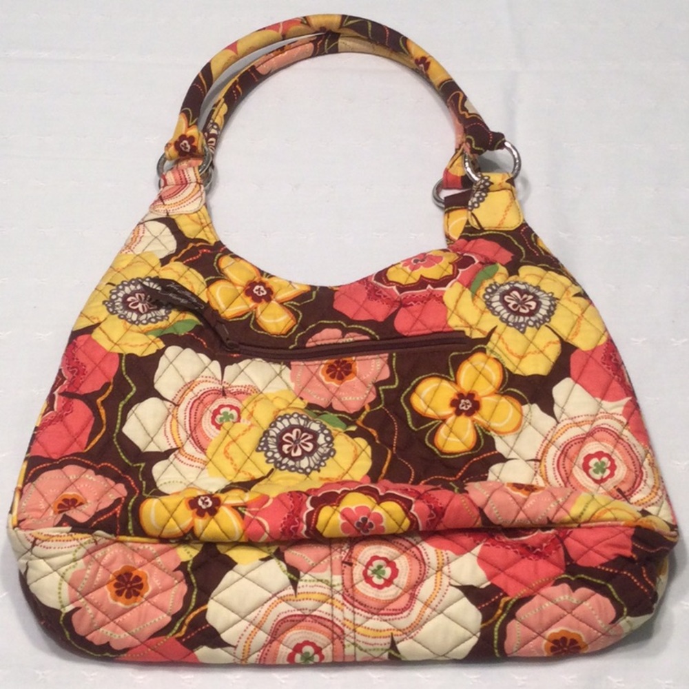 Vera Bradley Shoulder Bag Buttercup Double Handle - Picture 4 of 6